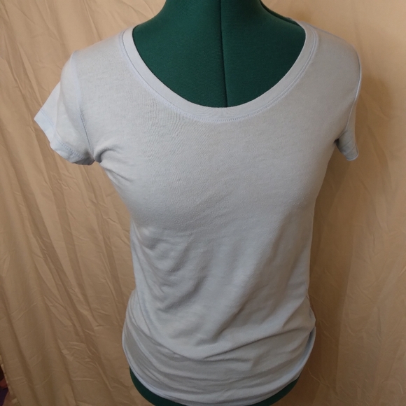 Lt. Blue Babydoll Tee Women's Small | No Boundaries - Picture 3 of 5